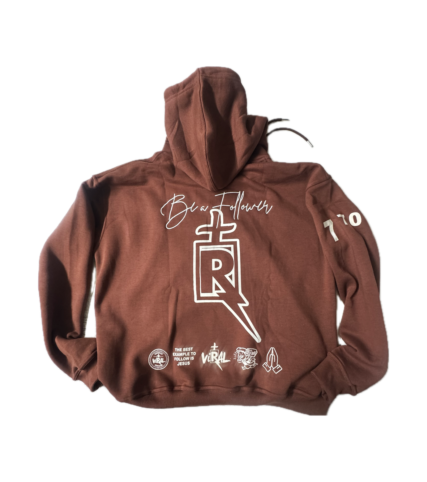 Hoodie ( Brown) - Version " El Rey Ya Viene"