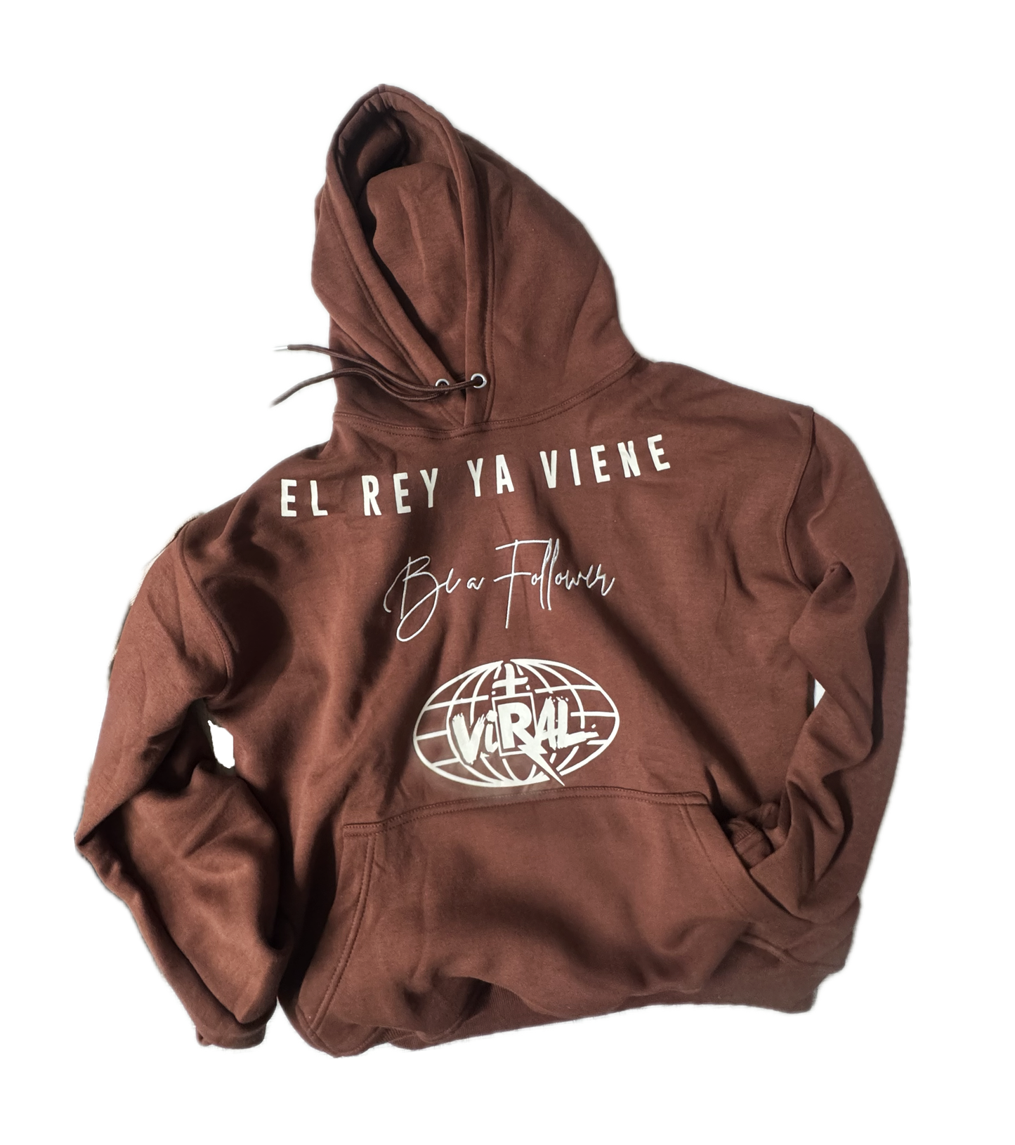Hoodie ( Brown) - Version " El Rey Ya Viene"