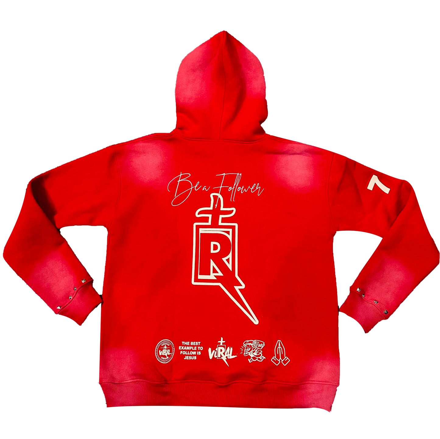 Hoodie (Rojo) - Version " El Rey Ya Viene"