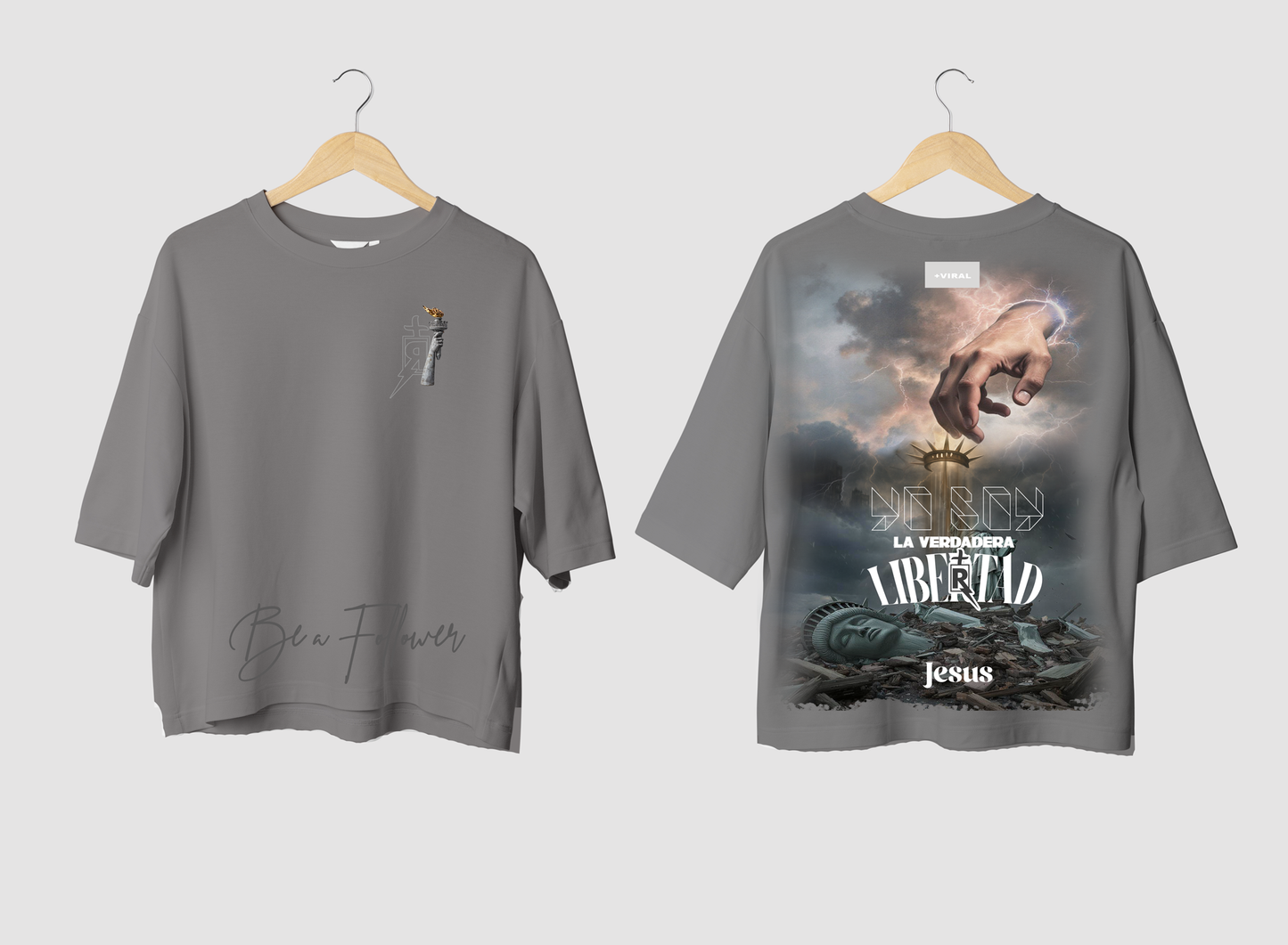 T-Shirt Version "Liberty" Gris