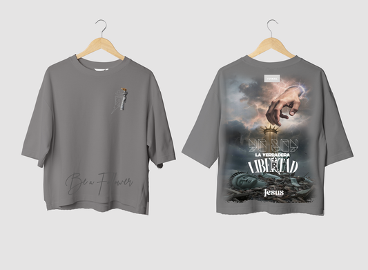 T-Shirt Version "Liberty" Gris