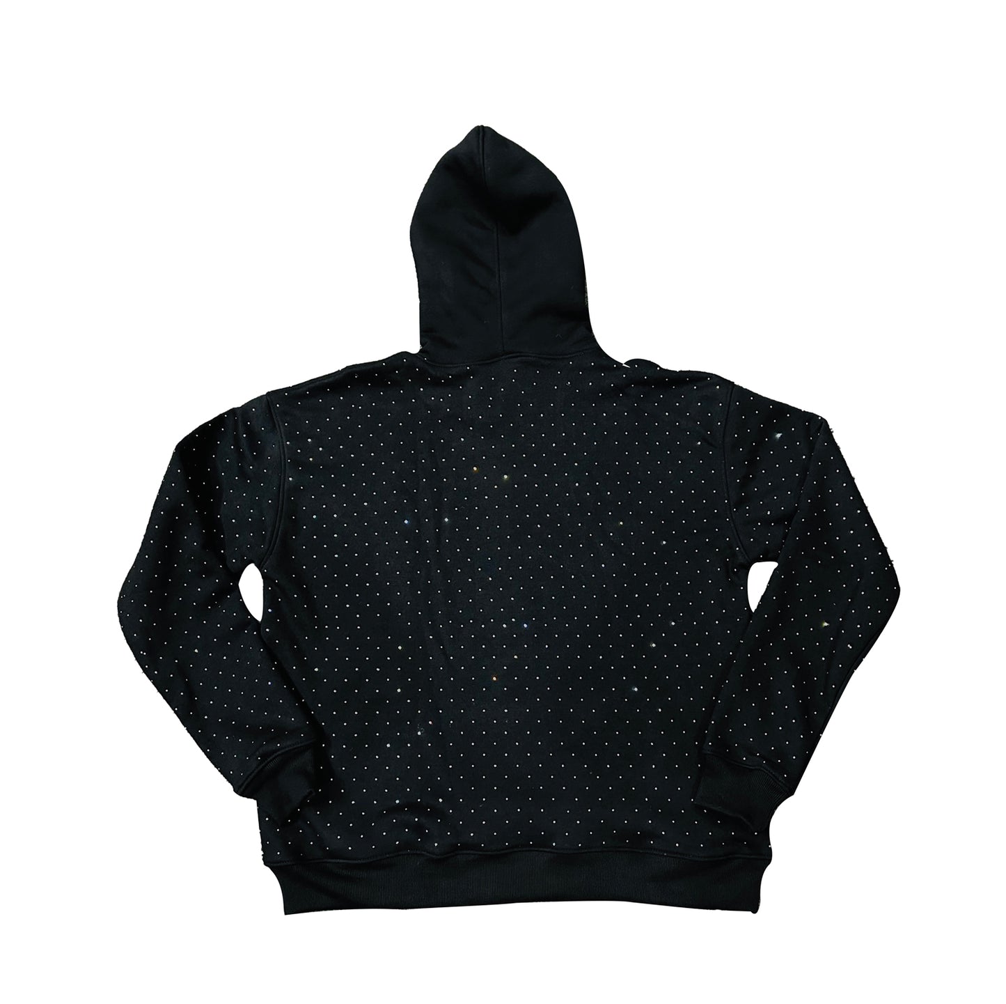 Hoodie (Negro) - Version " MAS VIRAL" DIAMANTES